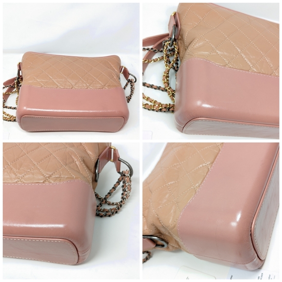 🚨SALE!🎉HP🎉CHANEL Pink Bag Gabrielle Calfskin Medium Hobo Shoulder Bag💓 RARE! - Picture 6 of 16